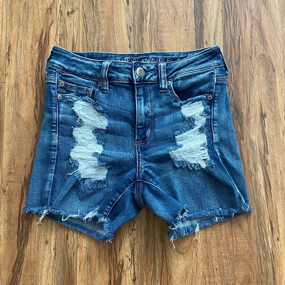 American Eagle Hi Rise Shortie Sz 4
